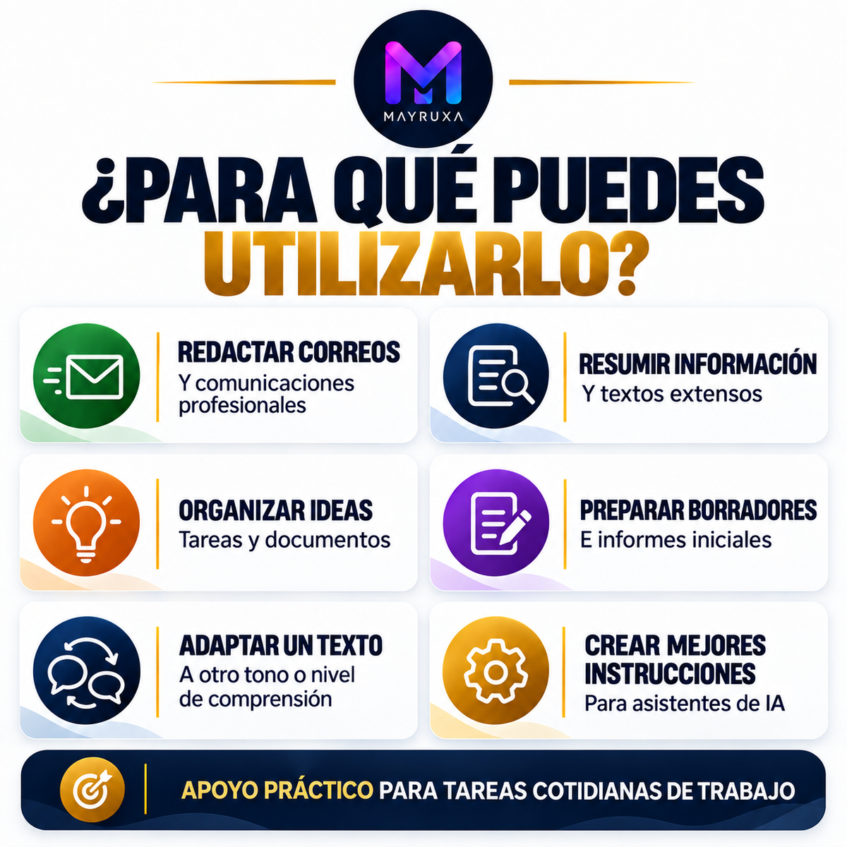 Kit práctico de IA para ahorrar tiempo en el trabajo